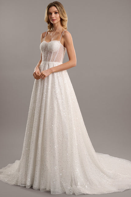 Robe De Mariee Princesse Bustier Strass - gallery 4