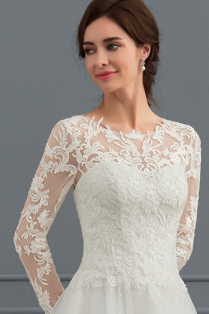Robe De Princesse Nuptiale Tulle Ornée - gallery 4