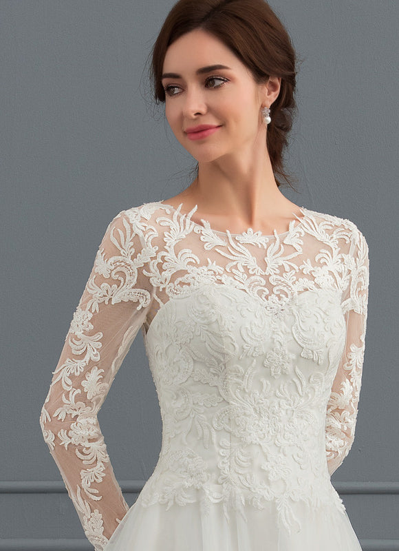 Robe De Princesse Nuptiale Tulle Ornée - gallery 4