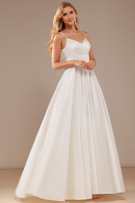Robe De Princesse Satinée Simple - gallery 2
