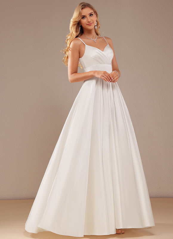 Robe De Princesse Satinée Simple - gallery 2