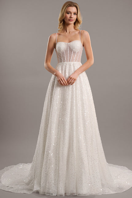 Robe De Mariee Princesse Bustier Strass