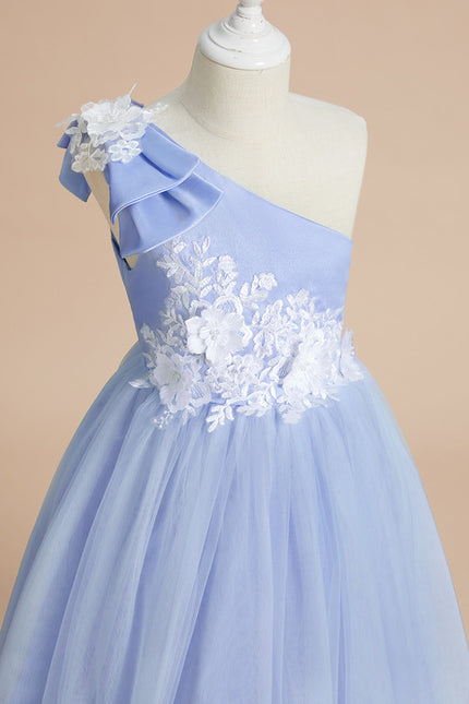 Robe De Princesse Asymétrique Lilas - gallery 4