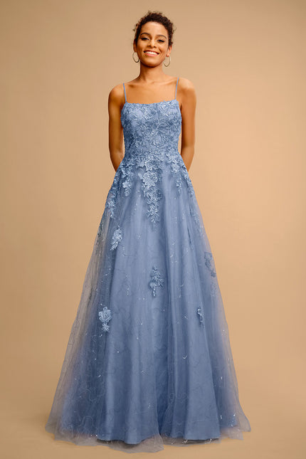 Robe De Princesse Satinée Céleste