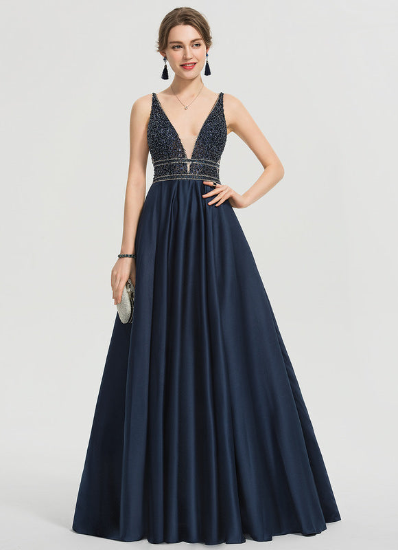 Robe De Princesse Soirée Marine - gallery 1