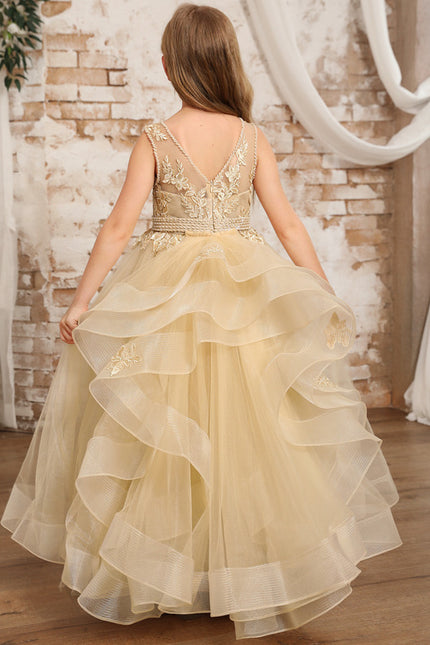 Robe De Princesse Dorée - gallery 1