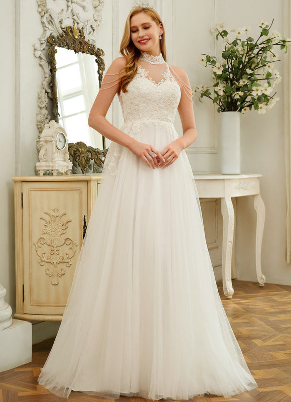 Robe De Princesse Nuptiale Vaporeuse - gallery 1