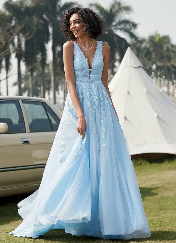 Robe De Princesse Bleue Délicate - gallery 7