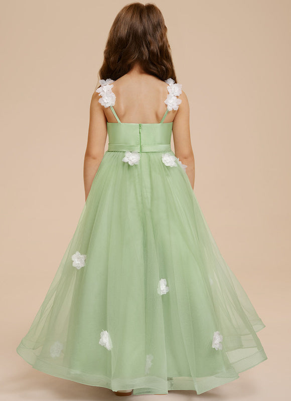 Robe De Princesse Verte Délicate - gallery 5
