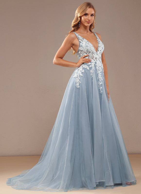 Robe De Princesse En Tulle Brodé