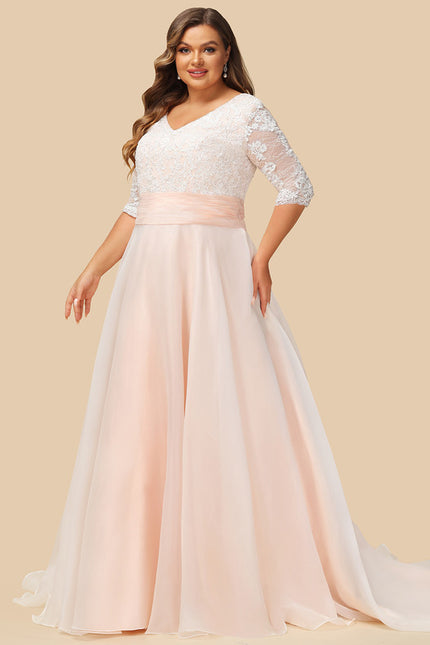 Robe De Princesse Nuptiale En Organza - gallery 7