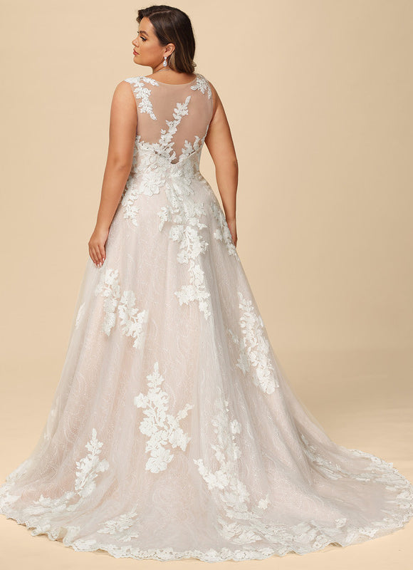 Robe De Princesse De Mariée Florale - gallery 6