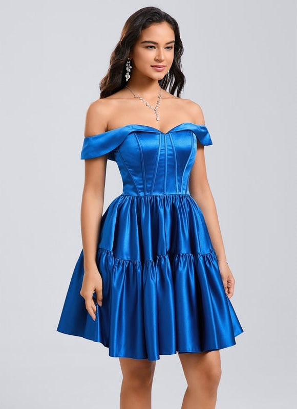 Robe De Princesse Satin Flamboyant - gallery 4