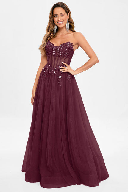 Robe De Princesse Tulle Rose Délicate - gallery 9