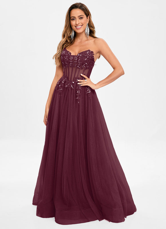 Robe De Princesse Tulle Rose Délicate - gallery 9