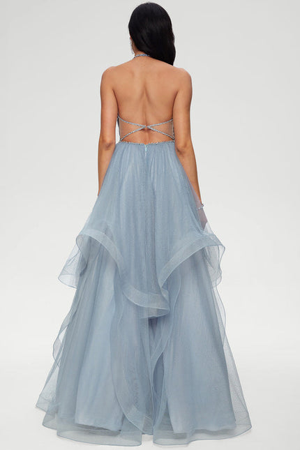 Robe De Princesse Tulle Scintillante - gallery 1