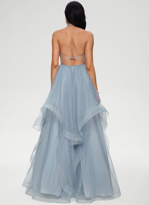 Robe De Princesse Tulle Scintillante - gallery 1