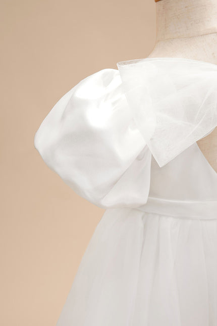 Robe De Princesse Satin Blanc Nuptiale - gallery 8