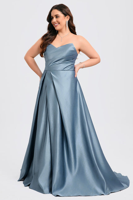 Robe De Princesse Satin Fluide - gallery 7