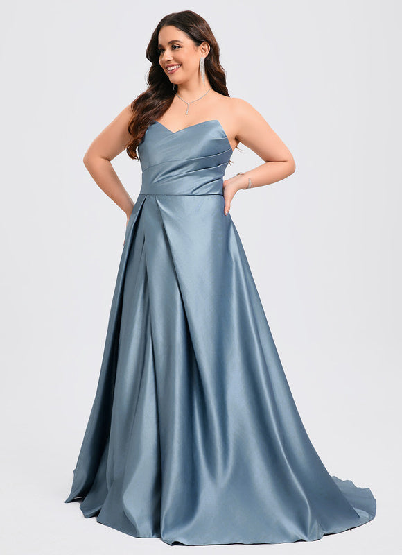 Robe De Princesse Satin Fluide - gallery 7