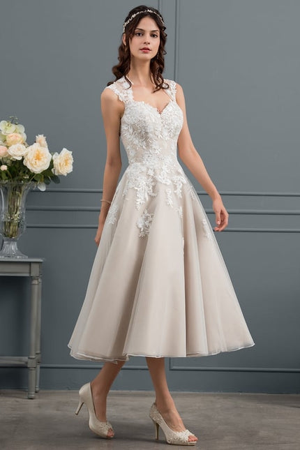 Robe De Princesse De Mariée Vintage Tulle