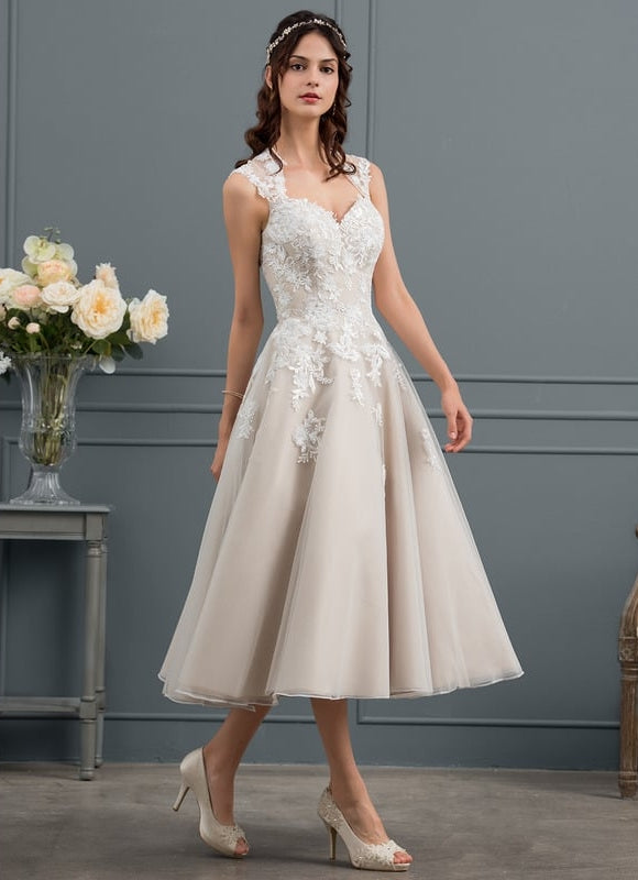 Robe De Princesse De Mariée Vintage Tulle