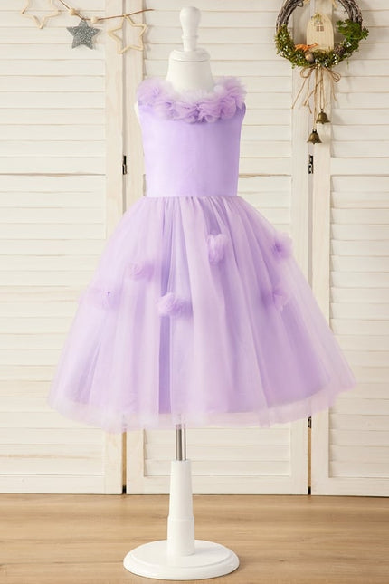 Robe De Princesse Lilas Évasée - gallery 8