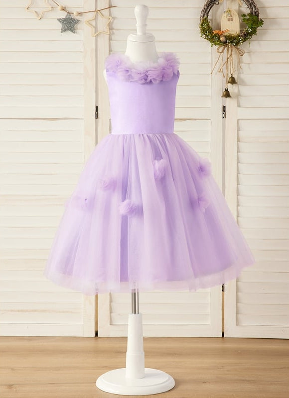 Robe De Princesse Lilas Évasée - gallery 8