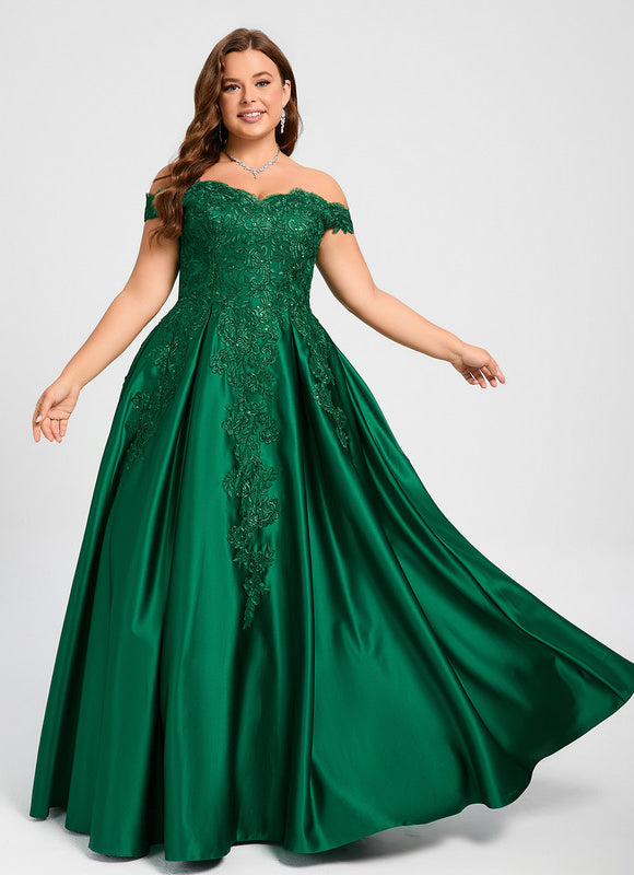 Robe De Princesse Émeraude Ornée - gallery 4