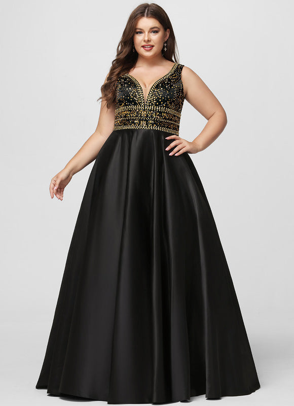 Robe De Princesse Satin Verte - gallery 5