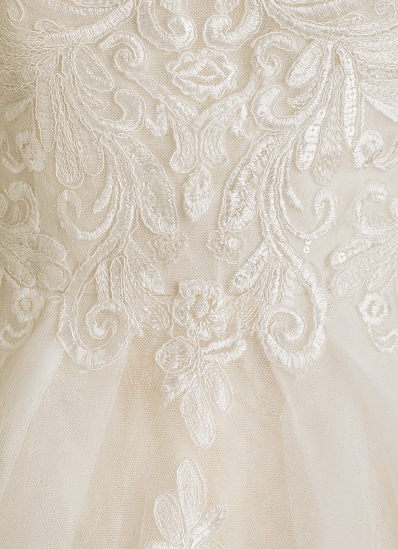 Robe De Princesse Éblouissante Ivoire - gallery 1