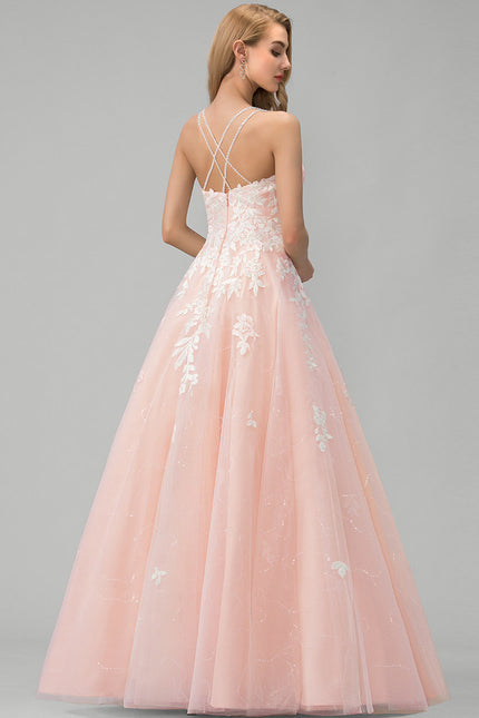 Robe De Princesse Rose Florale - gallery 3