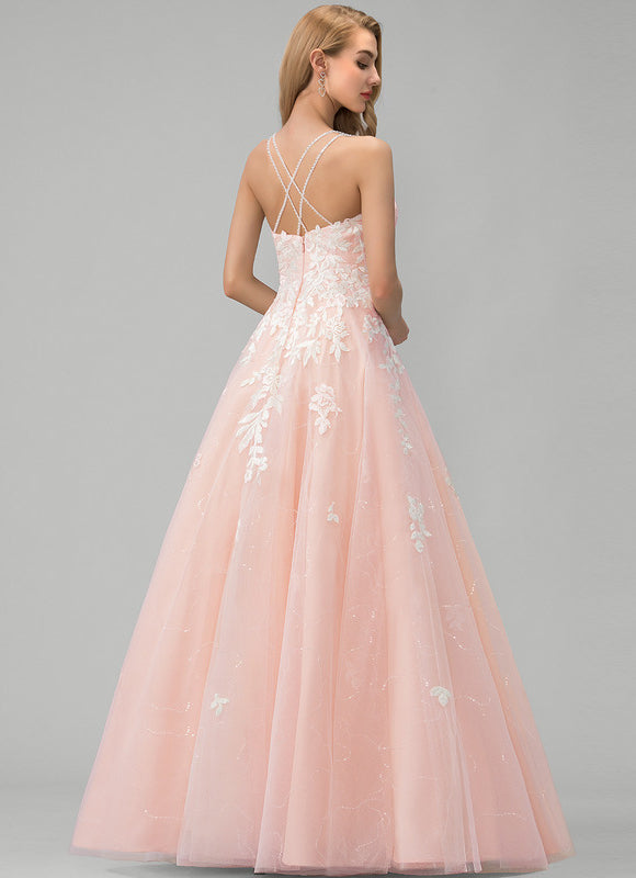 Robe De Princesse Rose Florale - gallery 3