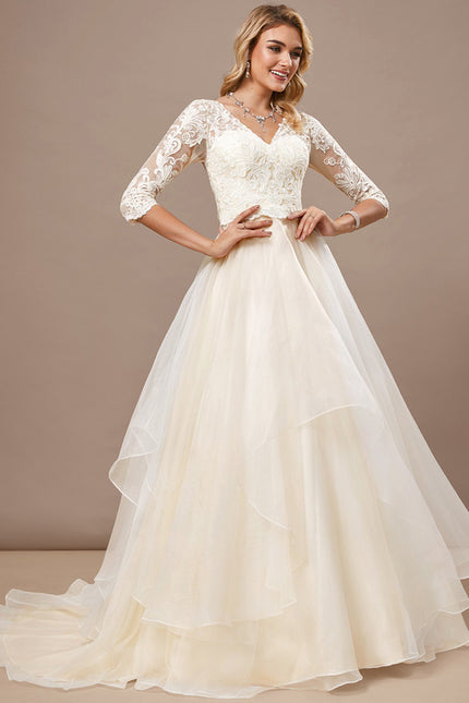 Robe De Mariee Princesse Grande Taille - gallery 2