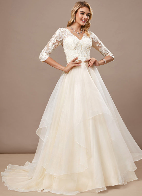 Robe De Mariee Princesse Grande Taille - gallery 2