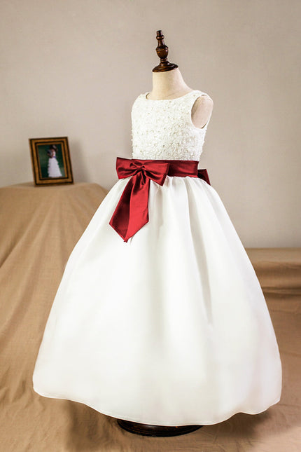 Robe De Princesse Satinée Bicolore - gallery 4