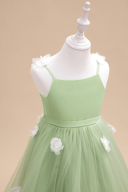 Robe De Princesse Verte Délicate - gallery 6