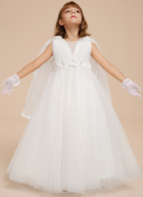 Robe De Princesse Tulle Perlée - gallery 9