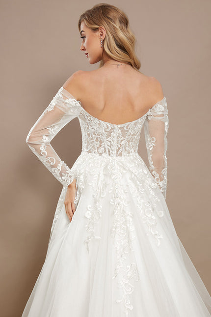 Robe De Princesse En Tulle Ornée - gallery 4