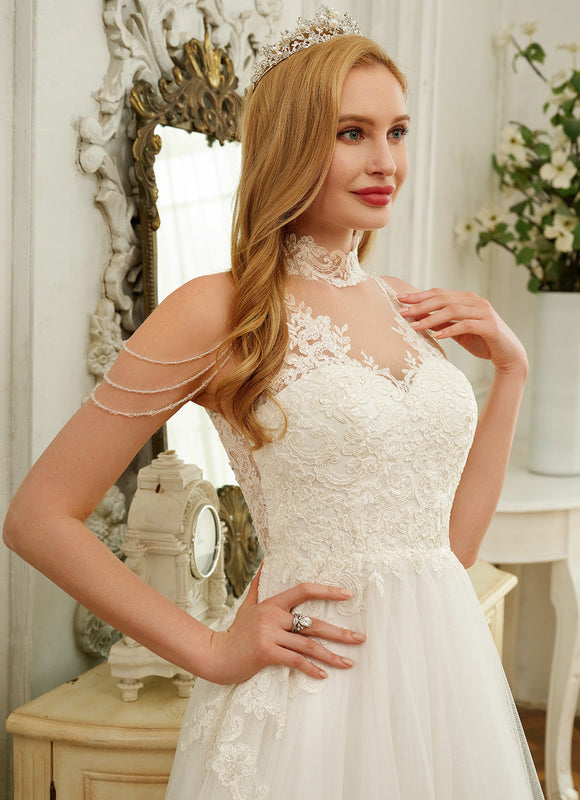 Robe De Princesse Nuptiale Vaporeuse - gallery 3