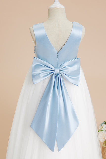 Robe De Princesse Florale Céleste - gallery 1