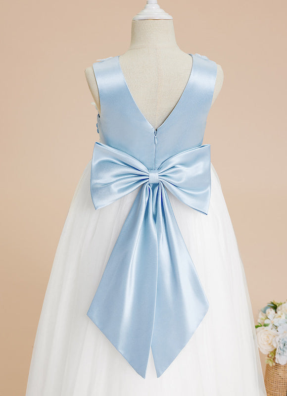 Robe De Princesse Florale Céleste - gallery 1