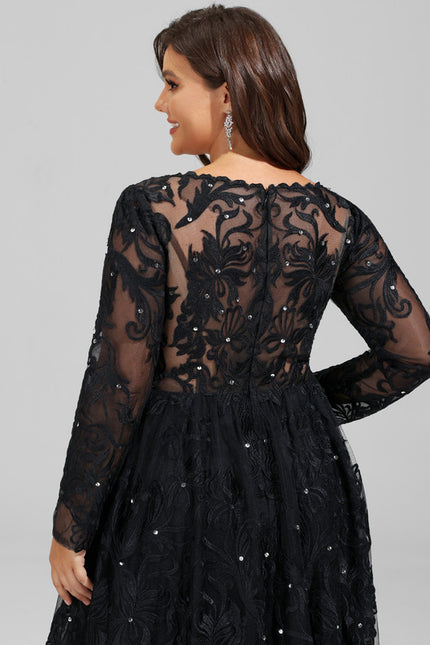 Robe De Princesse Noir Scintillant - gallery 8