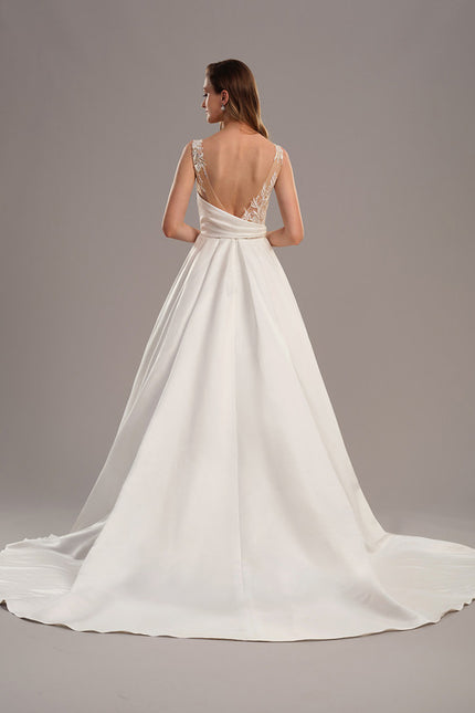 Robe De Princesse Satin Élégance - gallery 4