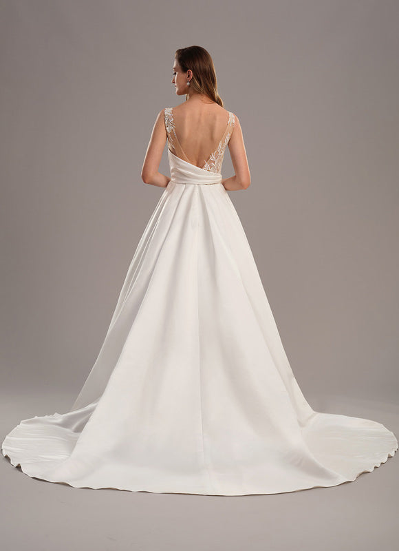 Robe De Princesse Satin Élégance - gallery 4