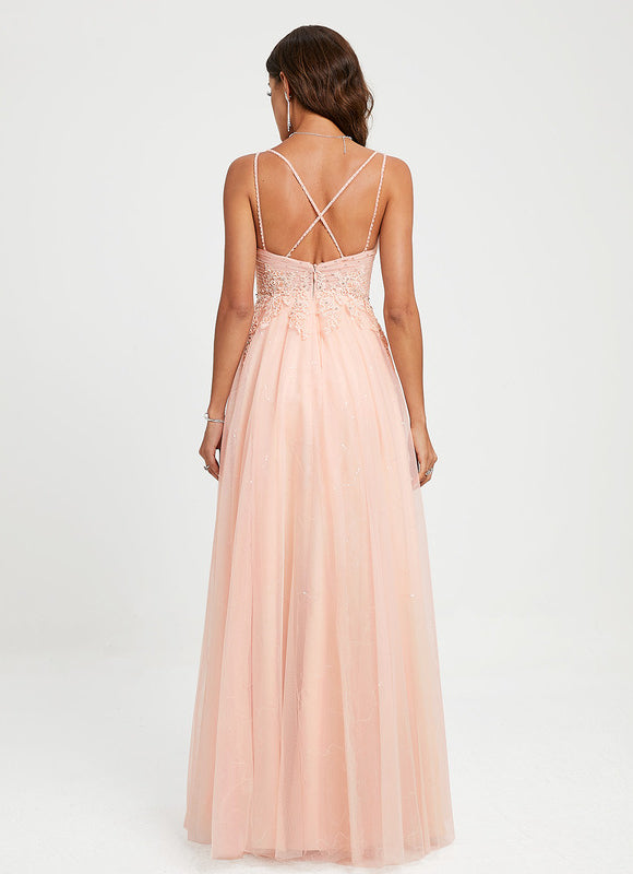 Robe De Princesse Rose Scintillante - gallery 1