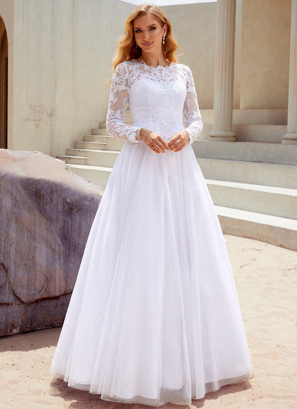 Robe De Princesse Élégante Blanche - gallery 6
