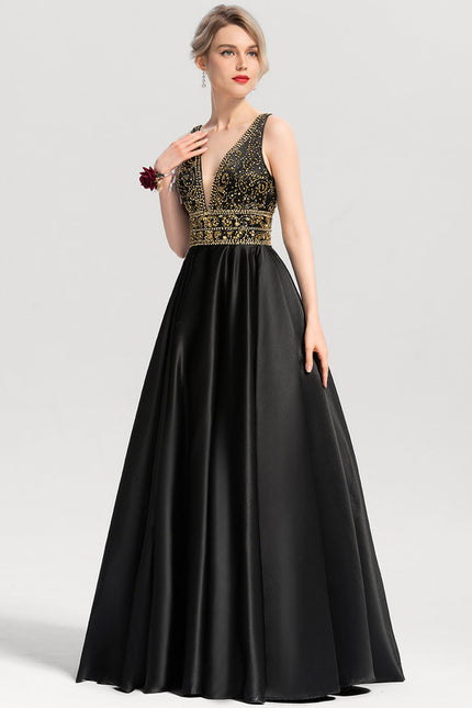 Robe De Princesse Satin Verte - gallery 2