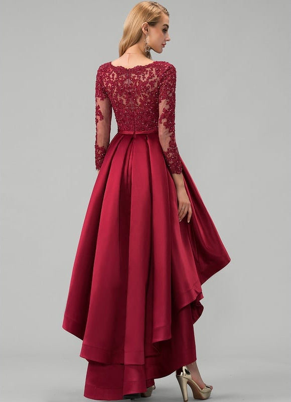 Robe De Princesse Satin Frangée - gallery 2