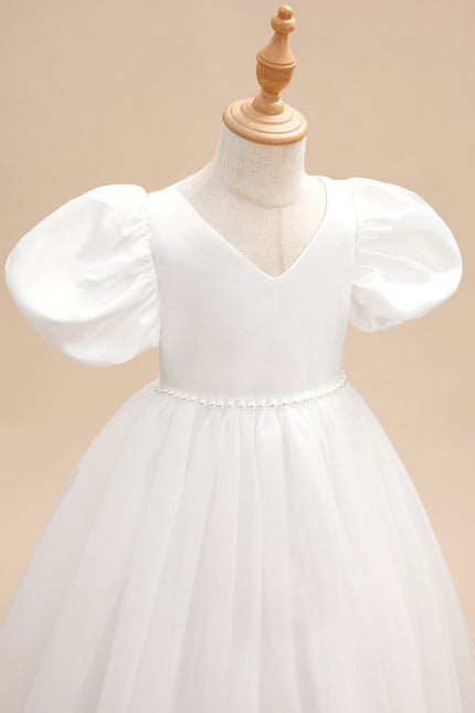 Robe De Princesse Satin Blanc Nuptiale - gallery 6
